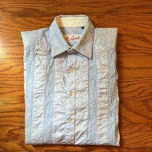 Robert Graham men’s size medium light  blue button-down shirt.